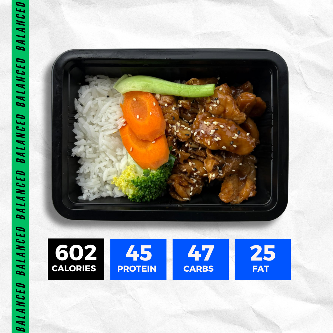 TERIYAKI CHICKEN AND RICE (BALANCED)