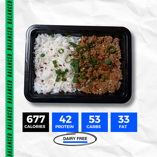 BULGOGI CHILLI BEEF MINCE AND RICE (BALANCED)