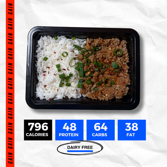 BULGOGI CHILLI BEEF MINCE AND RICE (GAIN)