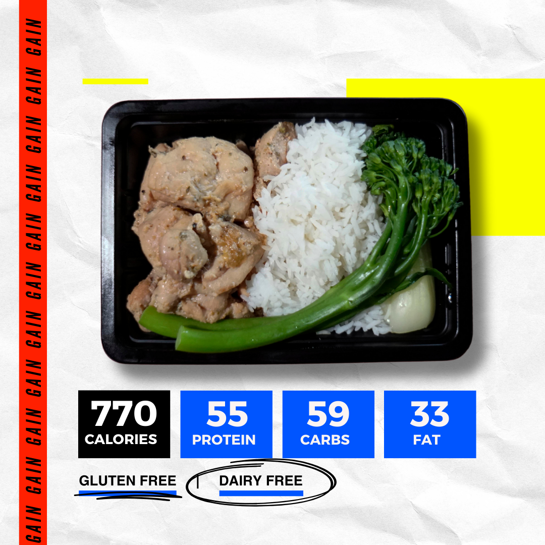 HONEY SOY CHICKEN AND WHITE RICE (GAIN)