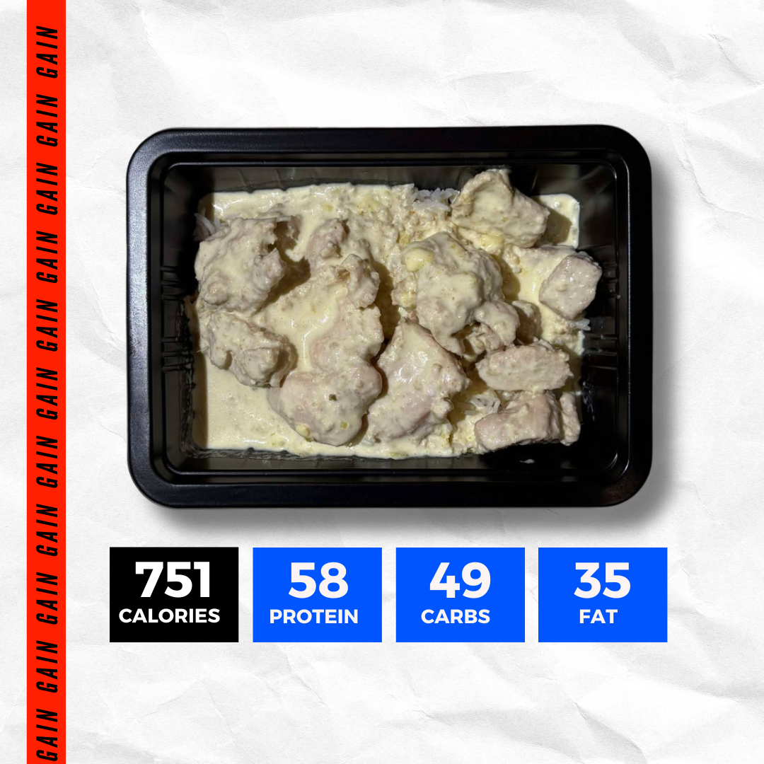 MILD CHICKEN CURRY AND WHITE RICE (GAIN)