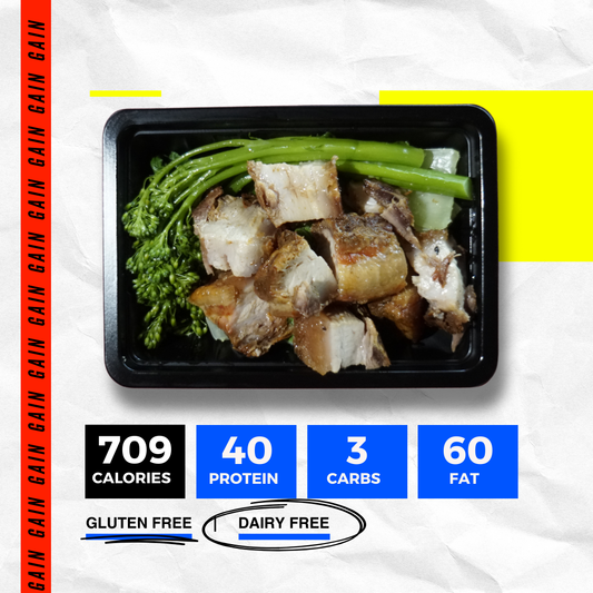 PORK BELLY AND VEG (GAIN)